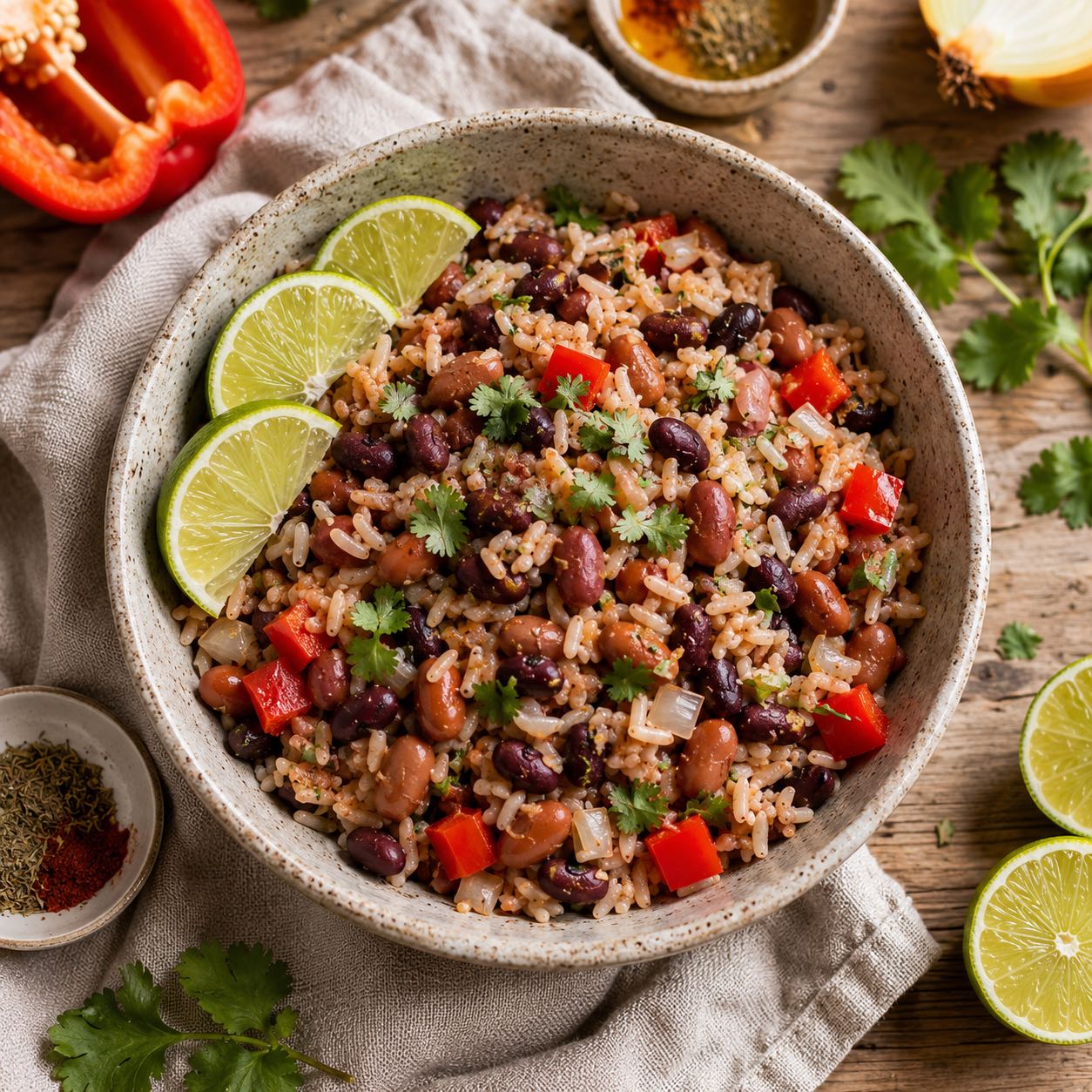 LOW SODIUM BEANS & RICE