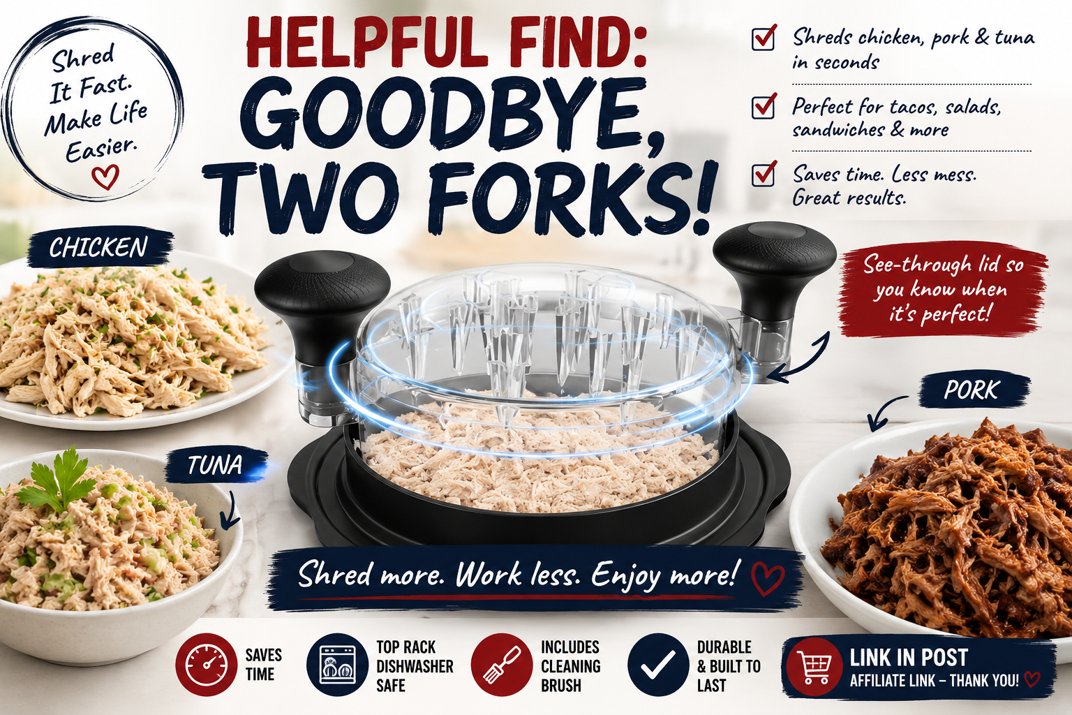 Helpful Find: This Little Shredder Makes Meal Prep So Much Easier