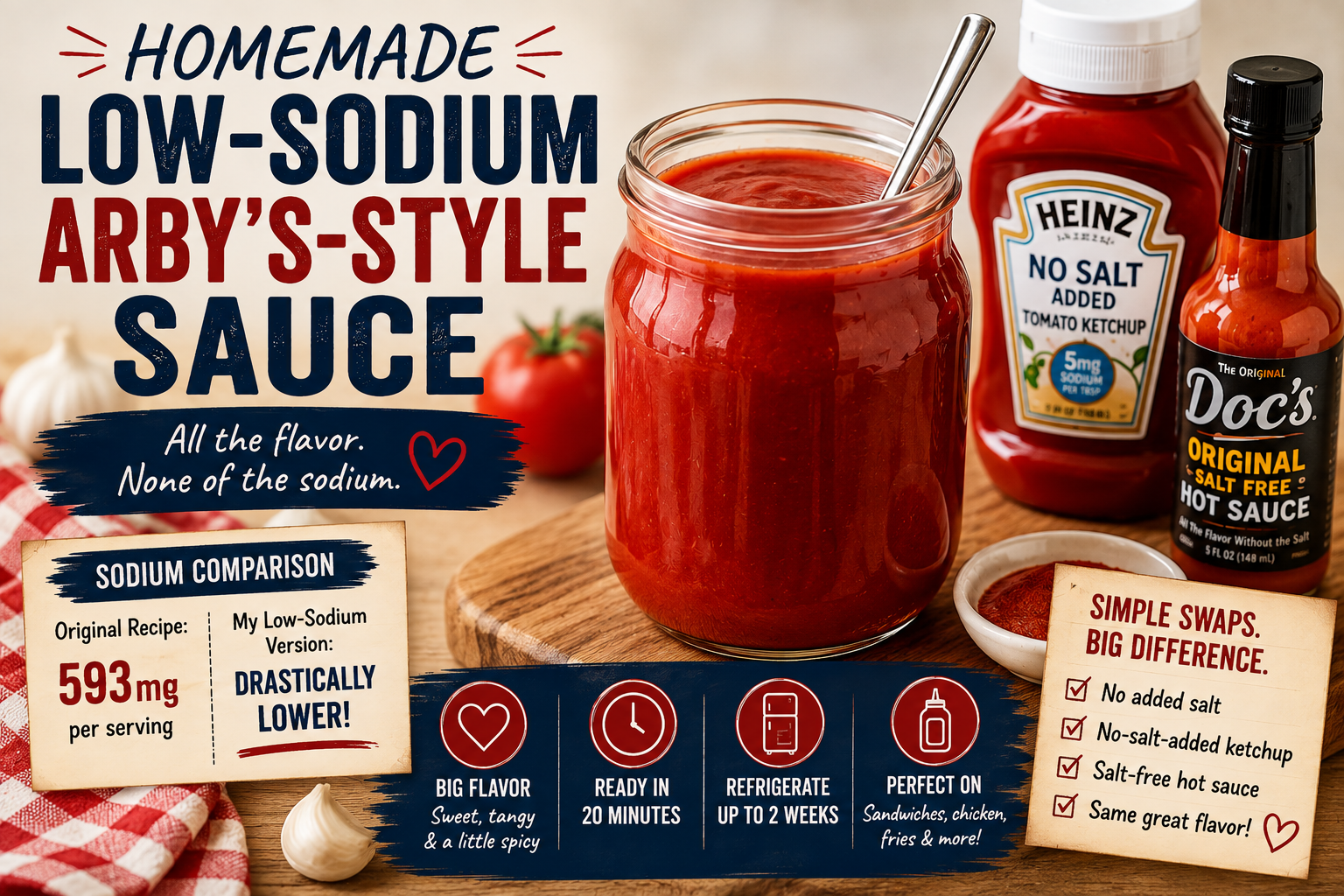 Homemade Low-Sodium Arby’s-Style Sauce