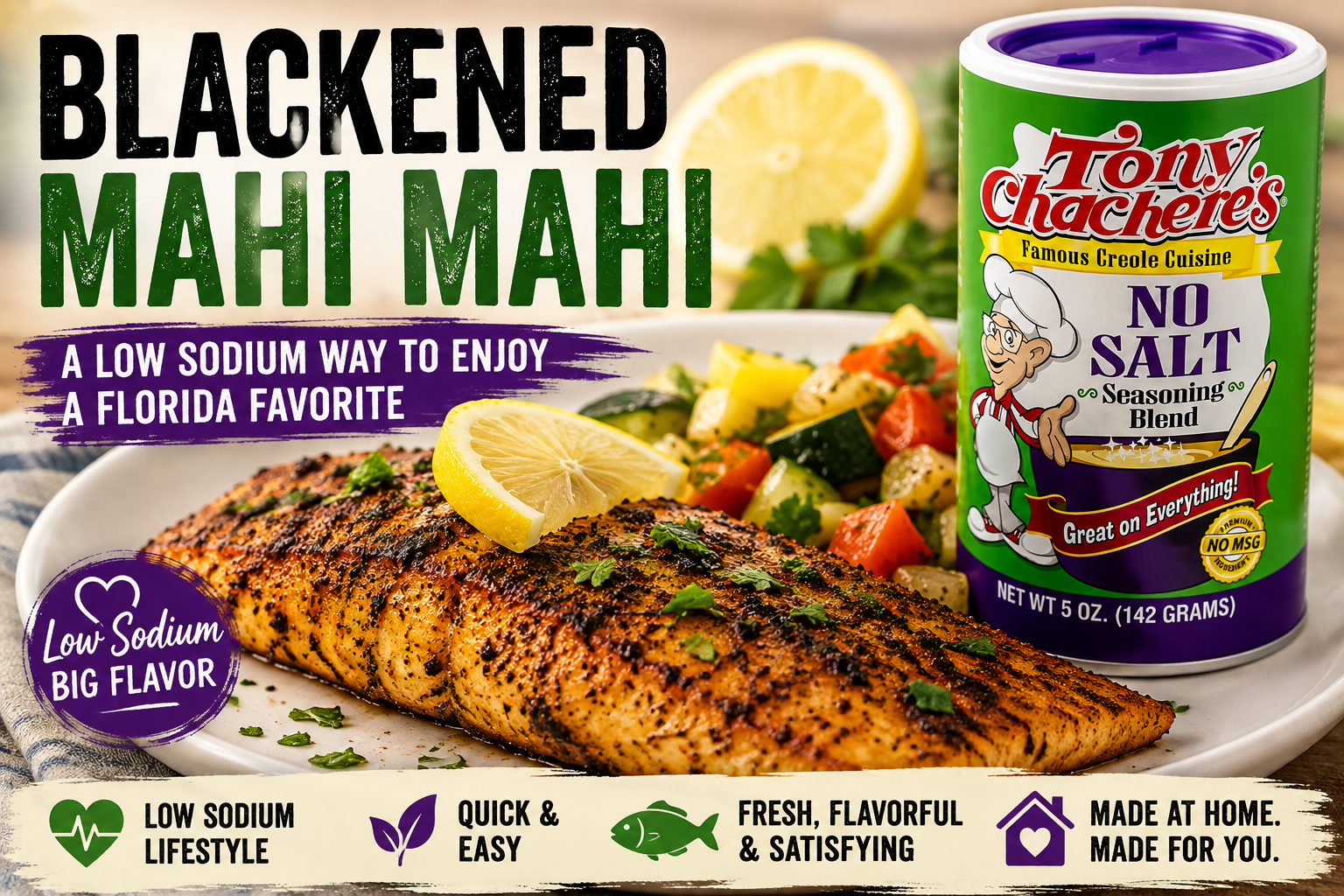 Blackened Mahi Mahi: Bringing One of My Favorite Foods Back