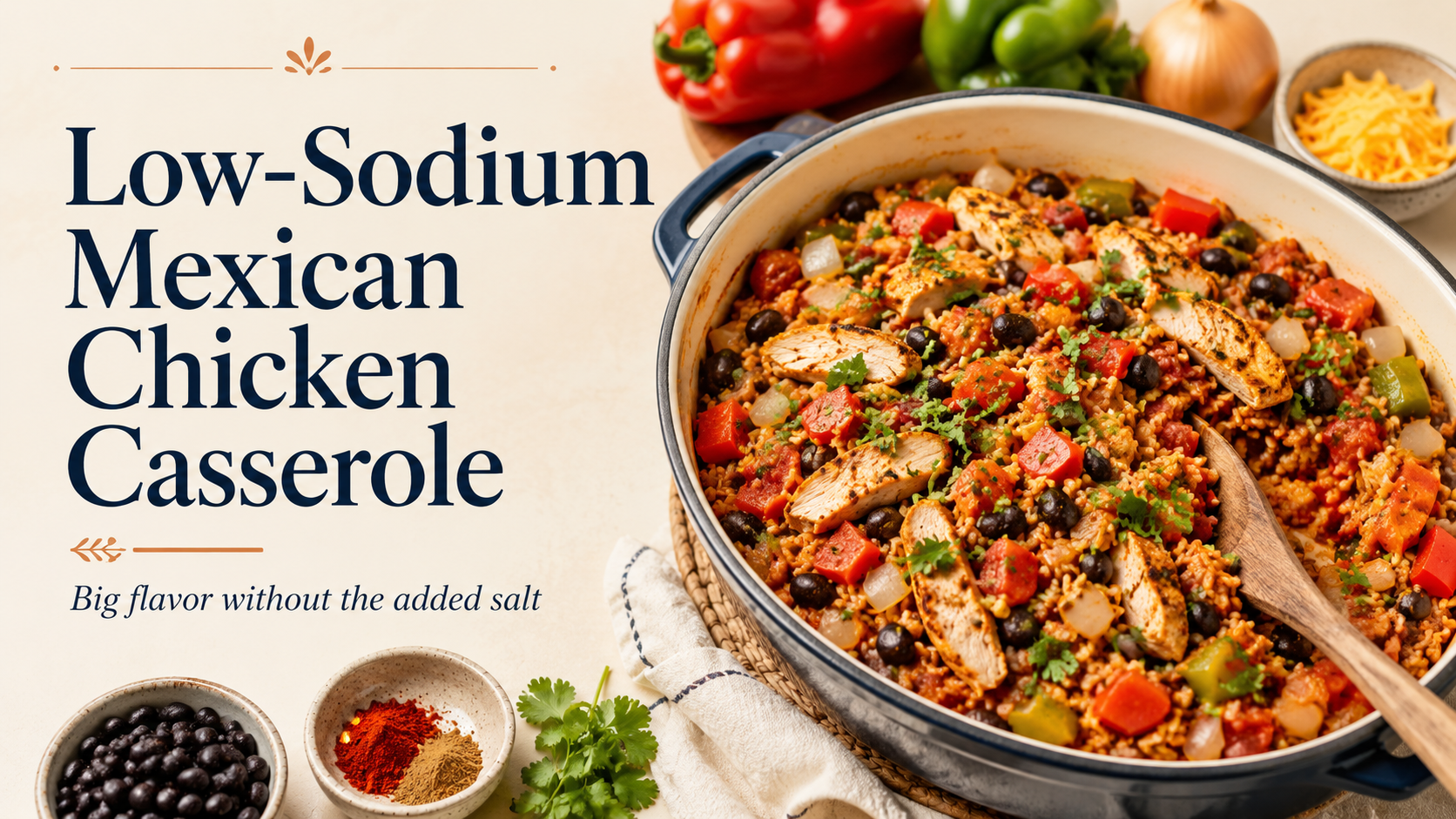 Low-Sodium Mexican Chicken Casserole