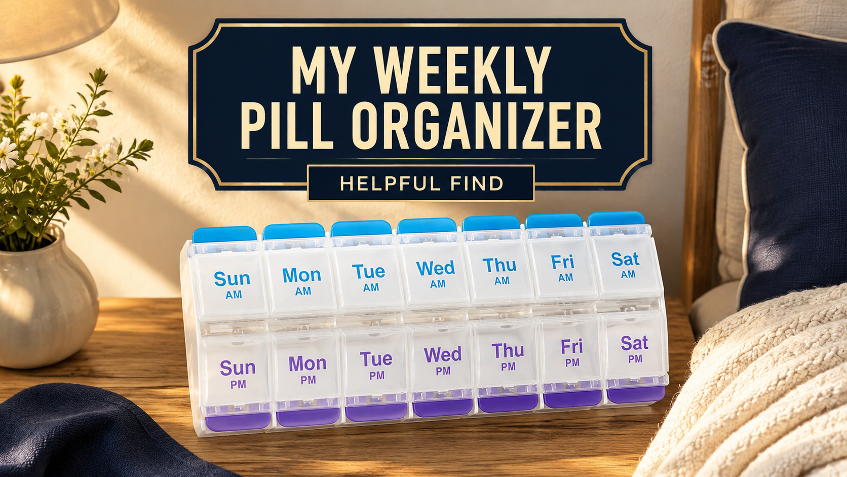 The Weekly Pill Organizer That Simplified My Medication Routine